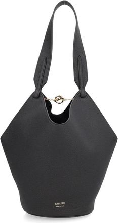 Khaite Tote Bags, female, Black, Size: ONE SIZE Lotus Mini Tote