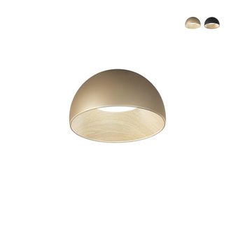 Luce-Ambiente-Design Plaf&oacute;n Led Redondo De Metal 35cm Con Luz Regulable Coco - Oro