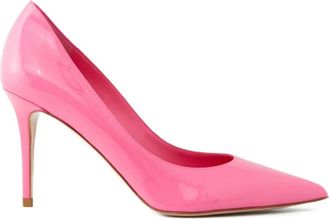 Le Silla 90mm pointed pumps - women - Leather/Leather/Vinyl - 37.5 - Pink