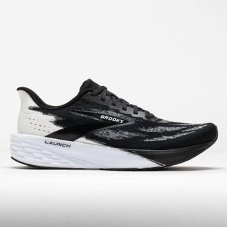 Brooks MenS Launch 11 Running Shoes In Black White