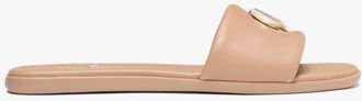 Kate Spade New York Womens Kendall Smooth Leather Slide Sandal - Brown - Size UK 7.5