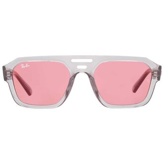 Ray-Ban Corrigan Dark Violet Red Irregular Unisex Sunglasses RB4397 6684D0 54