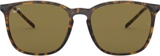 Ray-Ban Zonnebril - Heren - Zonnebrillen - Bruin - 56 MM - Accessoires
