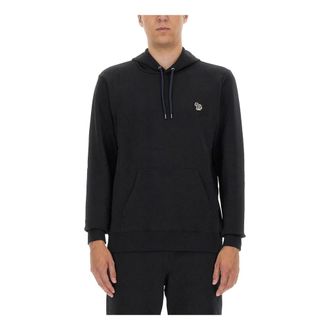 Paul Smith Reg Fit Hoody Zebra - - Sweatshirts & Hoodies - Uomo - Blu - S