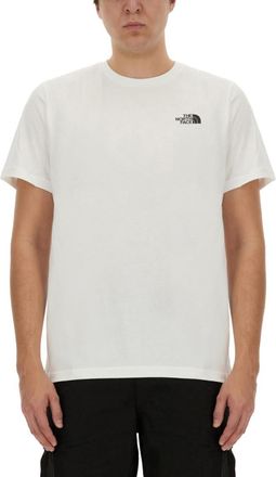 The North Face White Logo Crew Neck T-Shirt