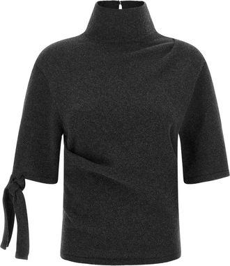 Jacquemus Tie-detail Roll-neck Sweater
