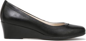 Life Stride Womens Groovy Wedge Pump In Black