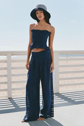 PQ Swim Jace Lace Wide-Leg Pants