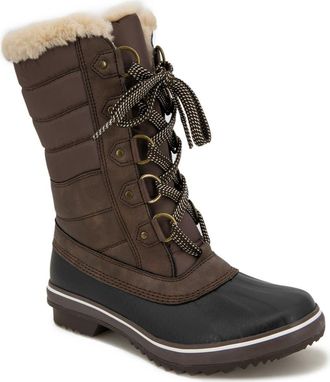 Jambu Siberia Waterproof Faux Fur Lined Boot in Brown at Nordstrom Rack, Size 7.5