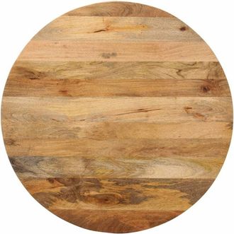 vidaXL Table Top &oslash; 90x3.8 cm Round Solid Wood Mango Vidaxl