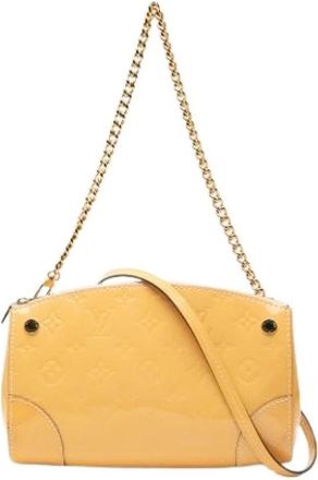 Louis Vuitton Pre-owned Vintage Schoudertas - Dames - Vintage Schoudertas - Geel - ONE Size - Leer - Vintage