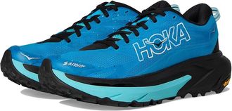 Hoka One One Mafate 5 Womens Running Shoes Skyward Blue/Black : 10.5 B - Medium, Textile
