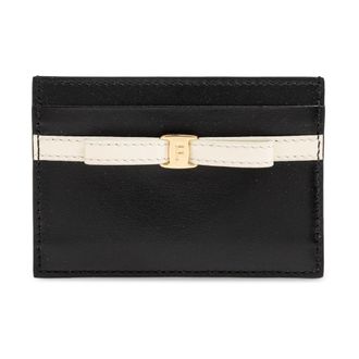 Ferragamo Accessoires, Dames, Zwart, ONE Size, Leer, Leren Kaarthouder