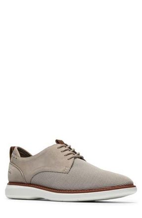 Clarks Brantin Plaid Leather Oxford Shoe in Grey Knit at Nordstrom Rack, Size 10.5