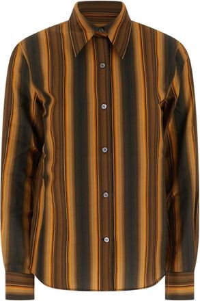 Marni Shirt Sdr17 - Dames - Blouses & Shirts - Oranje - Maat: XS Katoen