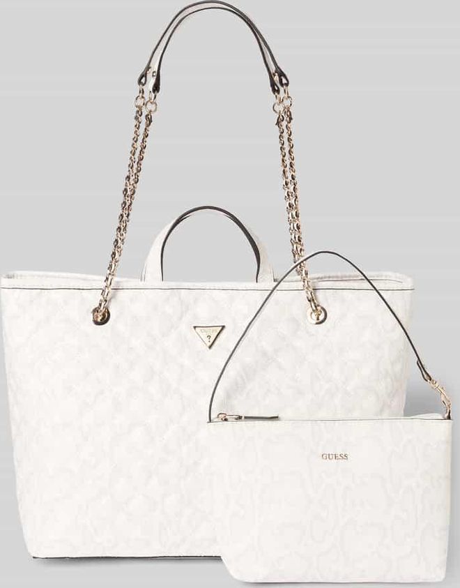 Shopper mit herausnehmbarer Tasche Modell GIULLY II in Offwhite, Gr&ouml;&szlig;e 1