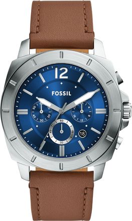 Fossil Mens Privateer 45mm Chronograph, Stainless Steel Watch, BQ2819