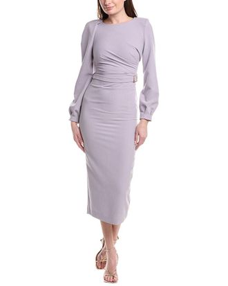 BGL Fashion Belted Midi Dress