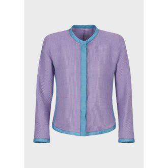 Emporio Armani Womens Blazer in Multi colour - Multicolour Cotton - Size 12 UK