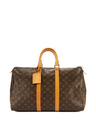 Louis Vuitton 1990s monogram top-handle bag - Brown
