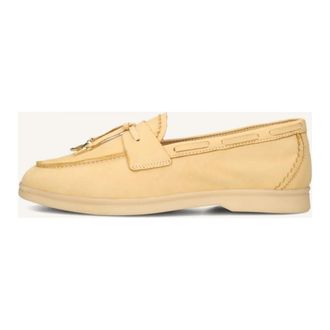 Notre-V Dames Instappers Zalama-21 - Dames - Schoenen - Beige - Maat: 40 EU Leer