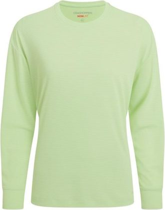 Craghoppers Nosilife Solarshield+ L/S T-Shirt Longsleeve f&uuml;r Damen | gr&uuml;n