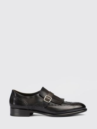 Doucal's Monk Strap Doucals in pelle con motivo brogue