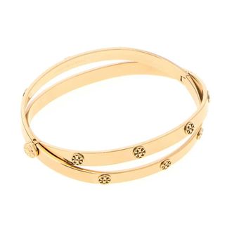 Tory Burch Icon Dubbele Armband - Dames - Armbanden - Geel - M - Accessoires