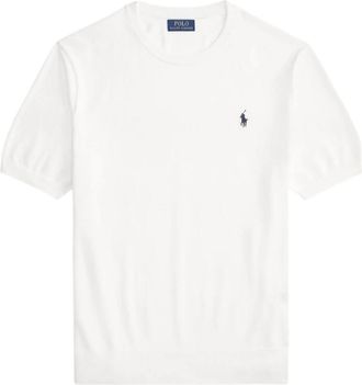 Polo Ralph Lauren Sweaters White - Heren - T-shirts - Wit - 2XL - Katoen - Tops