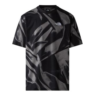 The North Face Simple Dome T-Shirt Smoked Pearl Garment Fold Print M