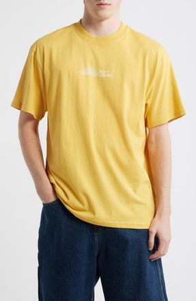 Rip Curl Thumb Print Cotton Jersey Graphic T-Shirt in Ochre at Nordstrom, Size Xx-Large