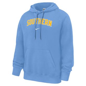 Nike Mens College (Southern University and A&M) Club Fleece Pullover Hoodie in Blue | M31233SUAM26-VBL