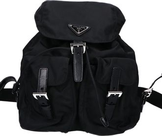 Prada Black Nylon Backpack (Pre-Owned)