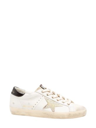 Golden Goose White Leather Superstar Sneakers