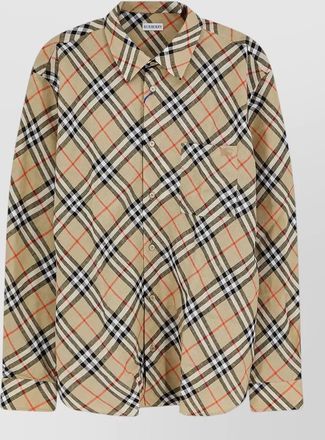 Burberry checked linen shirt