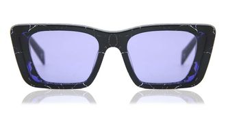 Prada PR 08YS Symbole 03V01O Womens Sunglasses Black Size 51