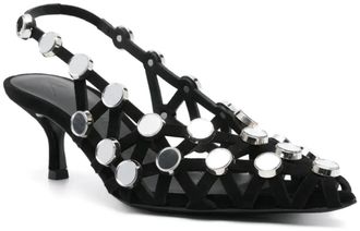 The Attico Hohe Schuhe - Grid Slingback 50Mm - Gr. 36 (EU) - in Bunt - f&uuml;r Damen