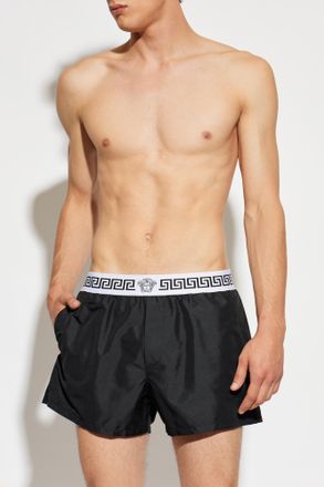 Versace Swim Shorts, Mens, Black