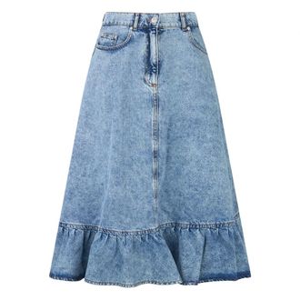Moschino Denim Skirt - female - Moschino - Denim Skirts - Blue - L - Skirts