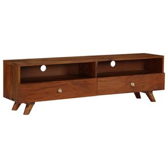 Berkfield Home TV Cabinet Solid Reclaimed Wood 140x30x40 cm in Brown | Size: 140 x 30 x 40 cm