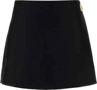 Balenciaga Mini Tailored Skort - Dames - Korte rokken - Zwart - S - Leer - Rokken