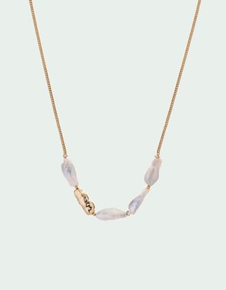 Tutti & Co Womens Lustre Necklace - Pink