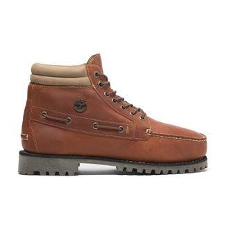 Timberland Schoenen, Heren, Bruin, 43 EU, Leer, Leren Mid-High Cut Laars