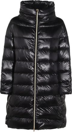 Herno Cappotto oversize a collo alto - Nero