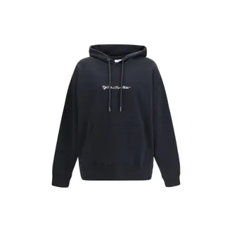 Off-white Black Cotton Mens Sweatshirt