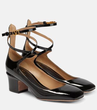 Valentino Garavani Tan-Go 60 patent leather pumps