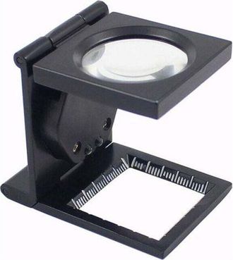 OEM Lupa Plegable Con Marco De Metal Pintado De Negro