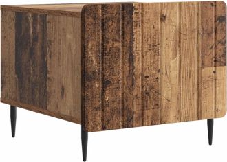 vidaXL Mesa De Caf&eacute; Con Caj&oacute;n Madera Envejecida 49 X 50 X 42 Cm Vidaxl