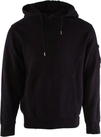C.P. Company Paarse Katoenen Sweater voor Mannen - Heren - Hoodies - Paars - S - Katoen - Hoodies & sweatvesten