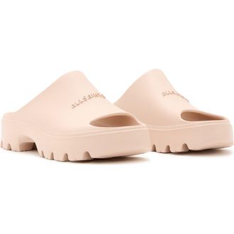 AllSaints Eclipse Platform Slide Sandal in Rose Dust Pink at Nordstrom Rack, Size 10Us / 40Eu